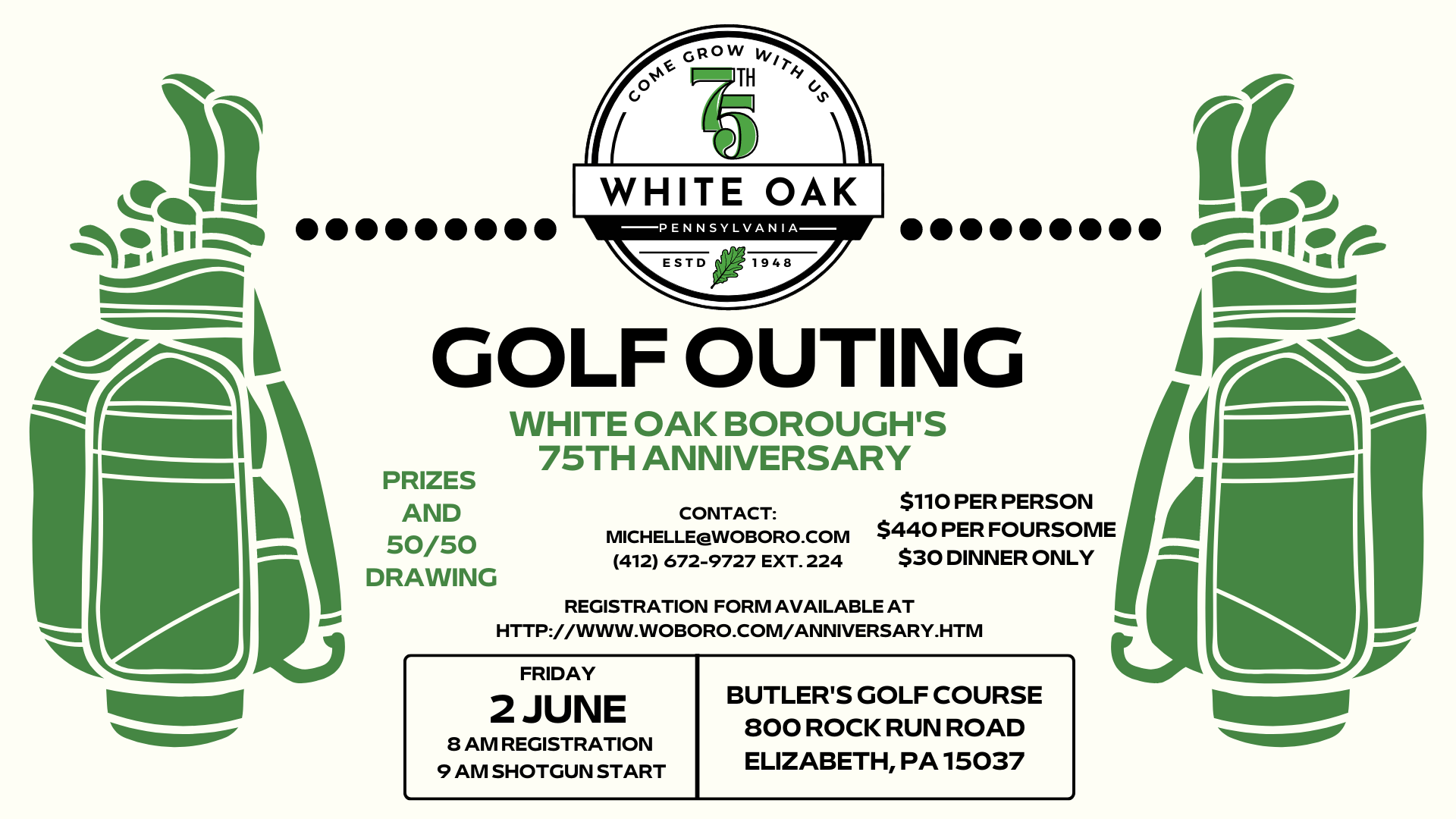 WHITE OAK BOROUGH'S 75TH ANNIVERSARY OUTING